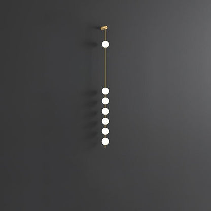 Vertical Balls Wall Lamp with Adjustable Brightness