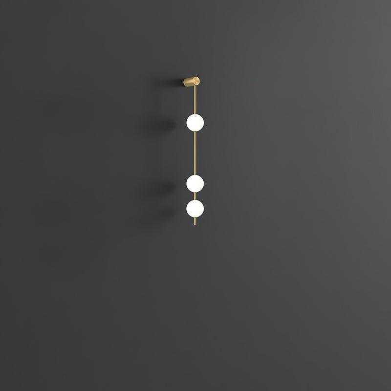 Vertical Balls Wall Lamp with Adjustable Brightness