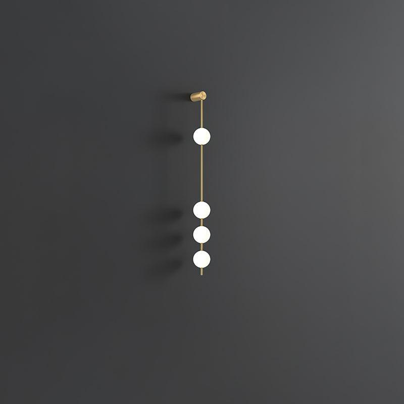 Vertical Balls Wall Lamp with Adjustable Brightness