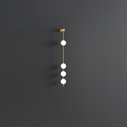 Vertical Balls Wall Lamp with Adjustable Brightness