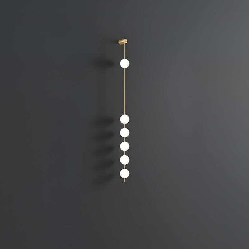 Vertical Balls Wall Lamp with Adjustable Brightness