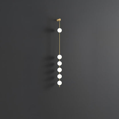 Vertical Balls Wall Lamp with Adjustable Brightness