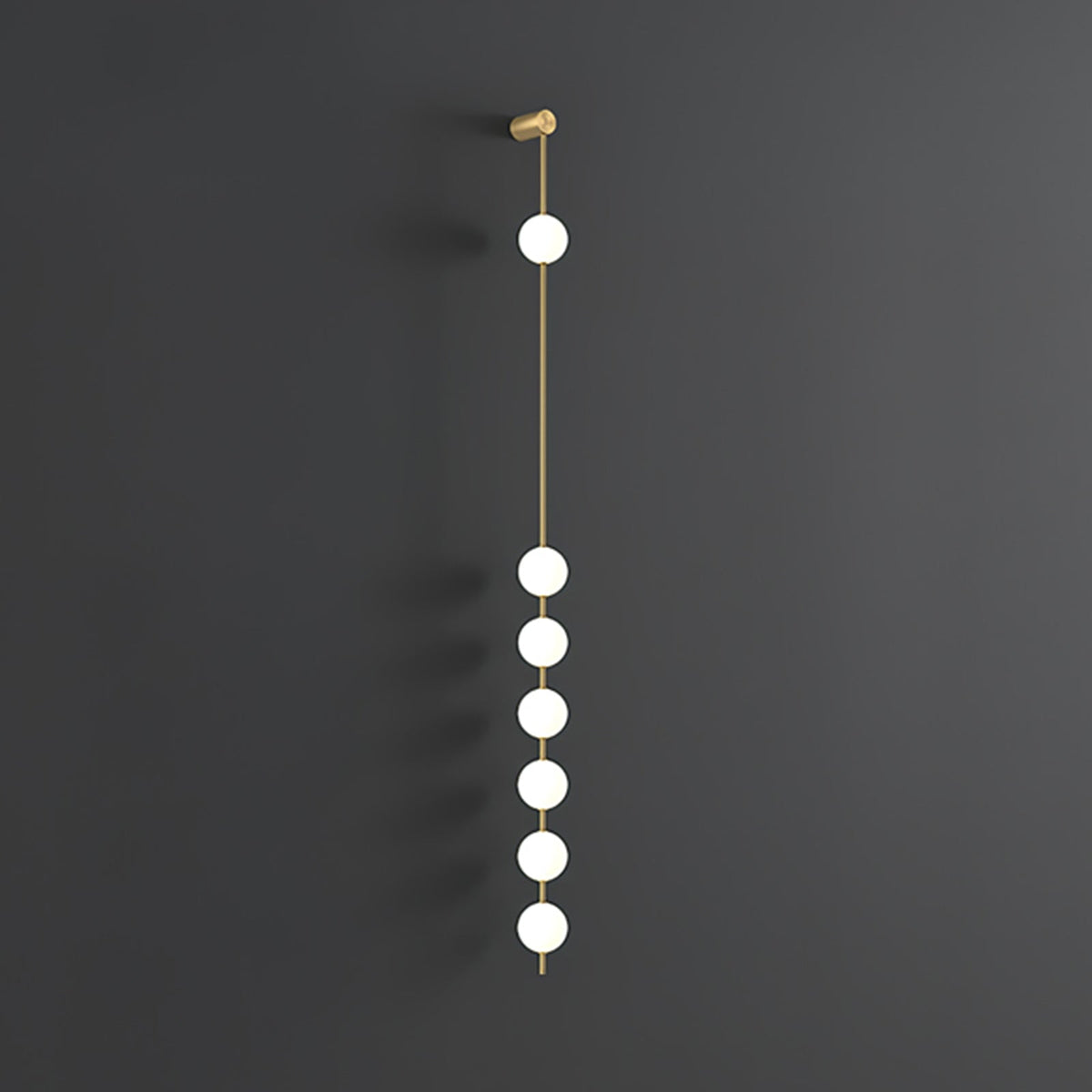 Vertical Balls Wall Lamp with Adjustable Brightness