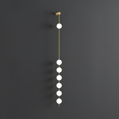 Vertical Balls Wall Lamp with Adjustable Brightness
