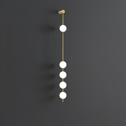 Vertical Balls Wall Lamp with Adjustable Brightness