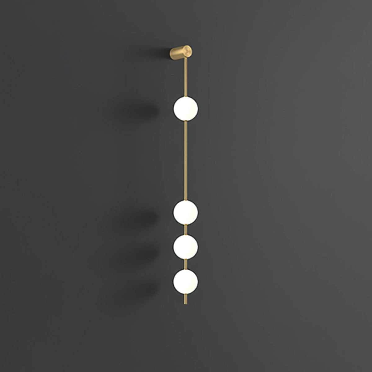 Vertical Balls Wall Lamp with Adjustable Brightness