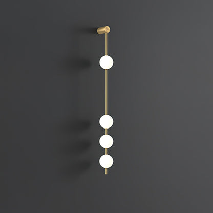 Vertical Balls Wall Lamp with Adjustable Brightness