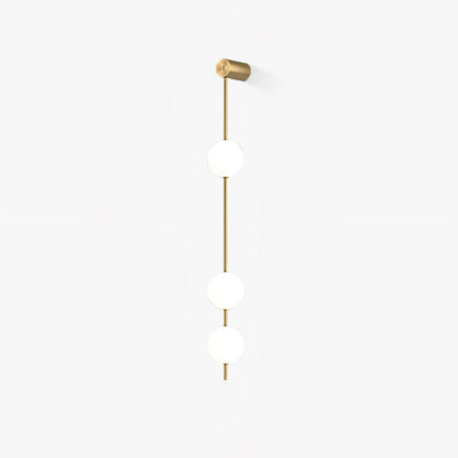 Vertical Balls Wall Lamp with Adjustable Brightness