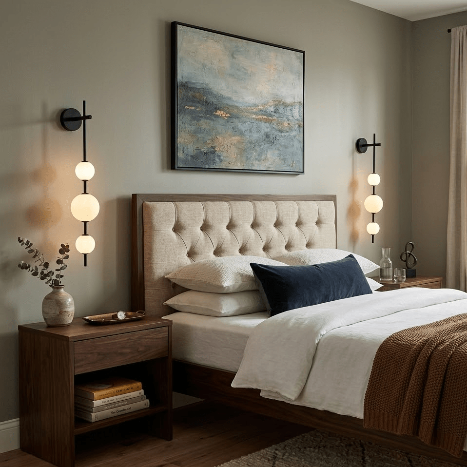 Vertical Globe Wall Lamp, Energy Saving