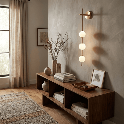 Vertical Globe Wall Lamp, Energy Saving