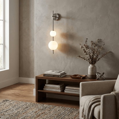 Vertical Globe Wall Lamp, Energy Saving