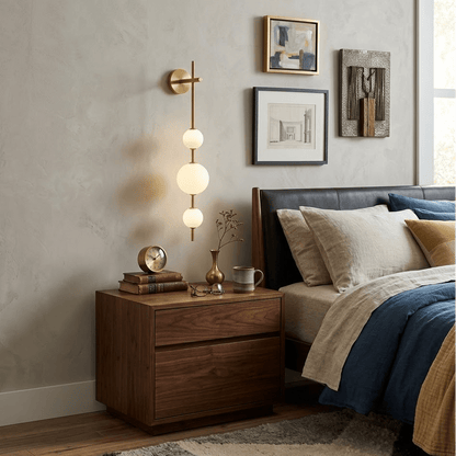 Vertical Globe Wall Lamp, Energy Saving