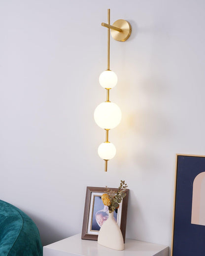 Vertical Globe Wall Lamp, Energy Saving