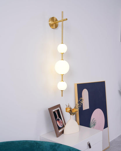 Vertical Globe Wall Lamp, Energy Saving