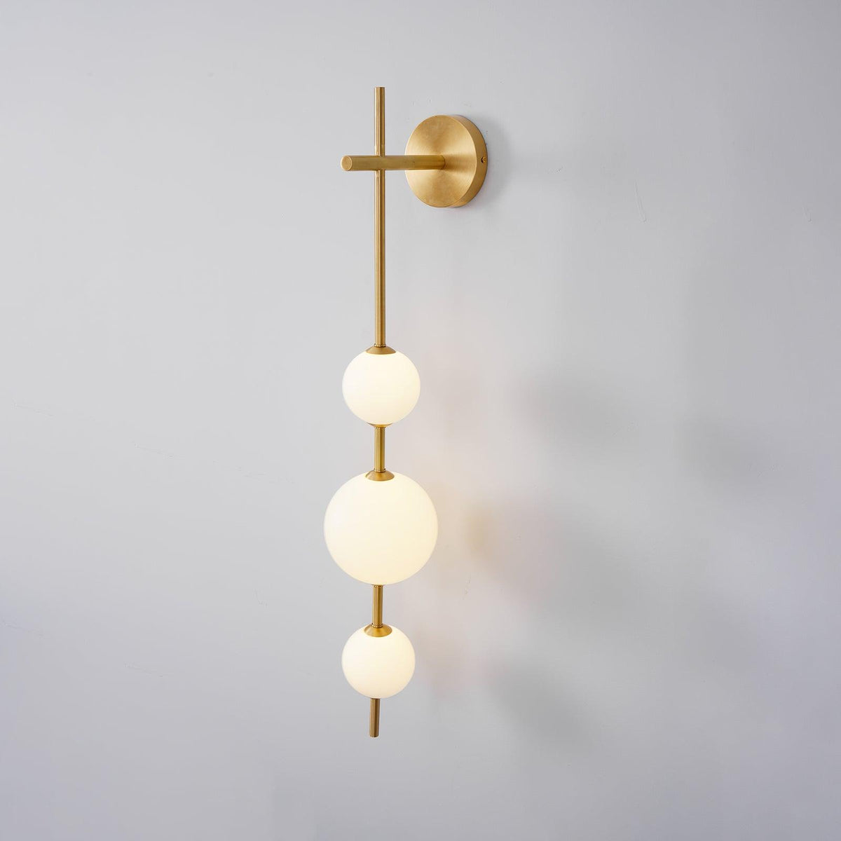 Vertical Globe Wall Lamp, Energy Saving — lifestyle view