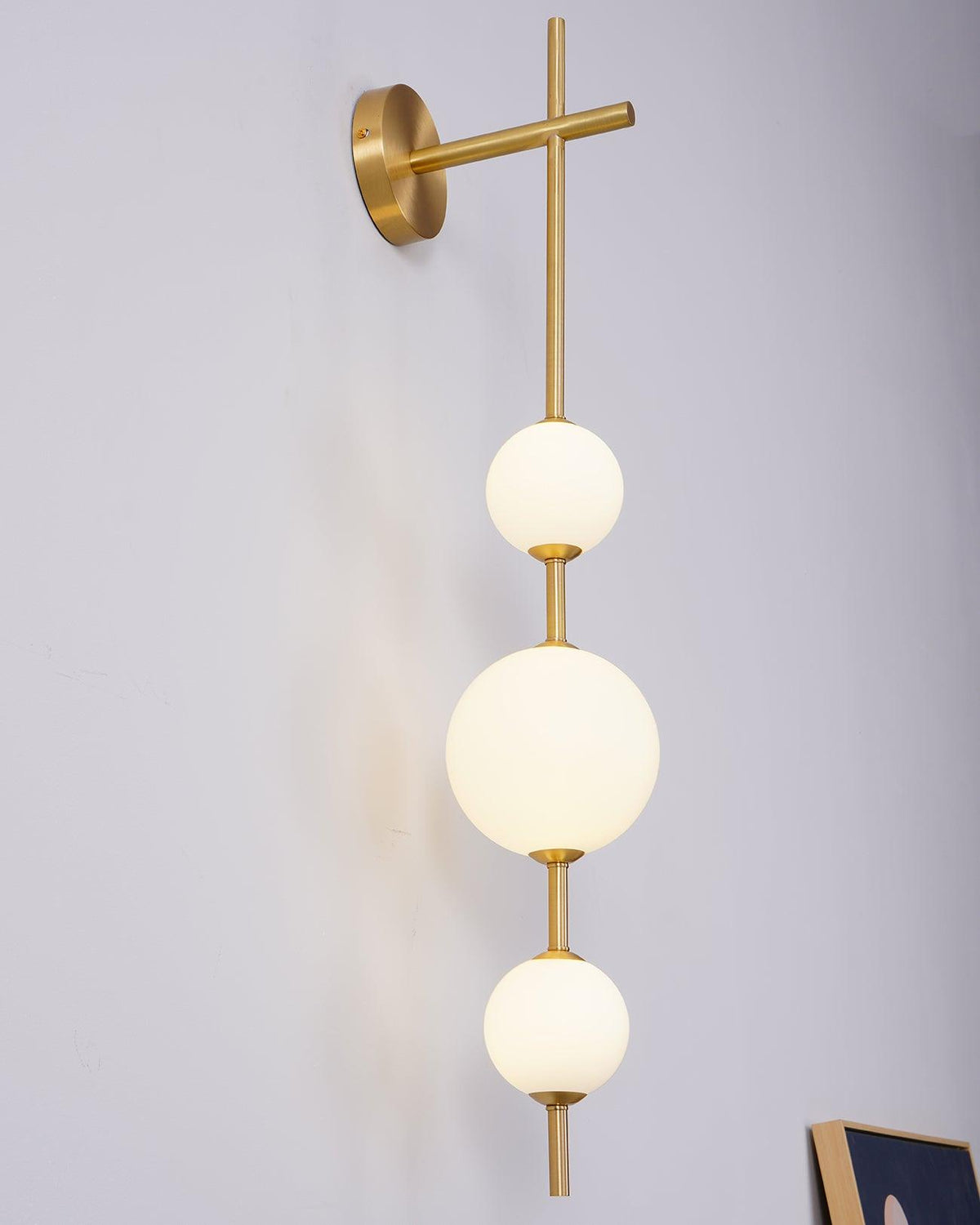 Vertical Globe Wall Lamp, Energy Saving