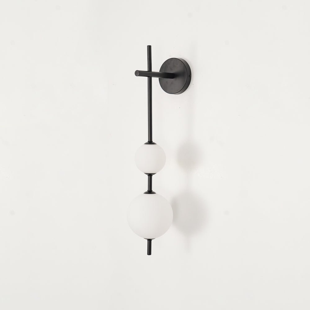 Vertical Globe Wall Lamp, Energy Saving — side view