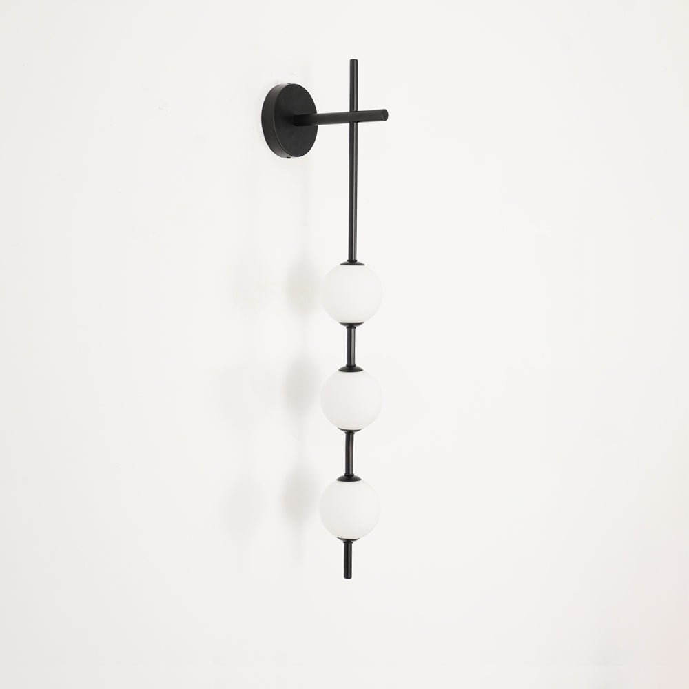 Vertical Globe Wall Lamp, Energy Saving — front view