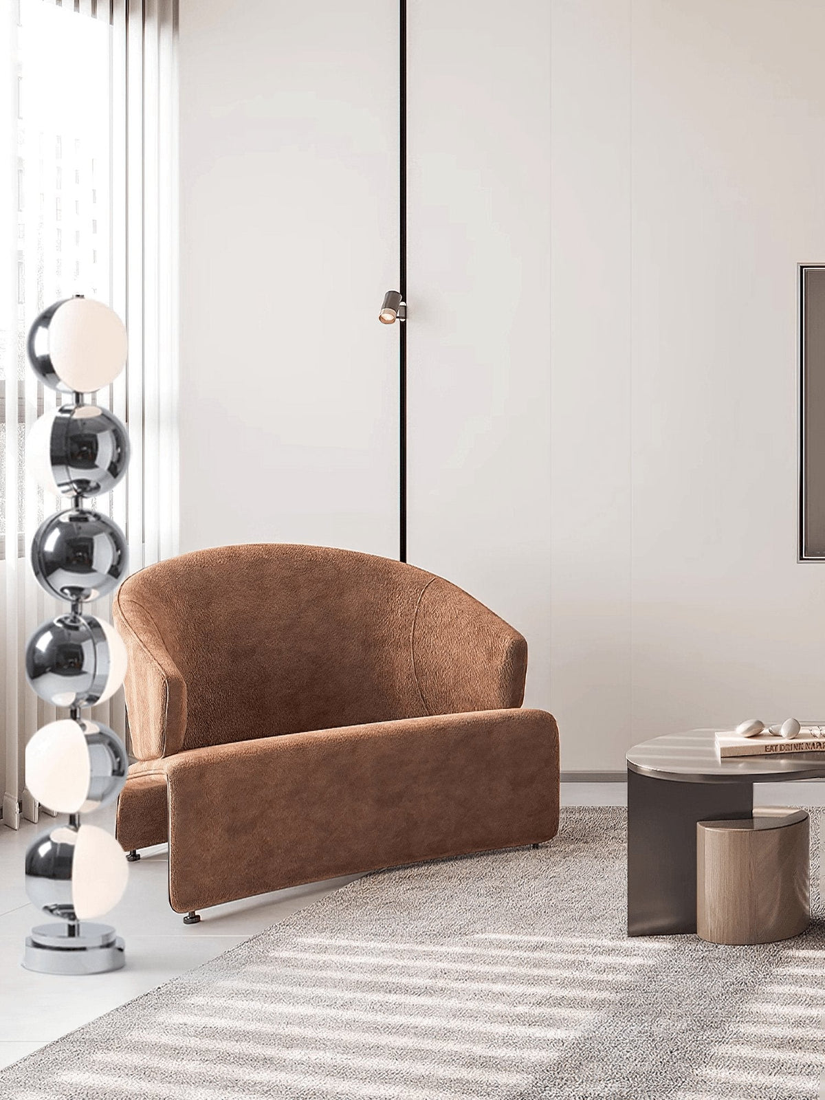 Vloer Floor Lamp - Adjustable Height, Energy-Efficient LED Lighting — detail view