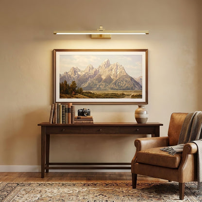 Walnut Linear LED Wall Light, Dimmable