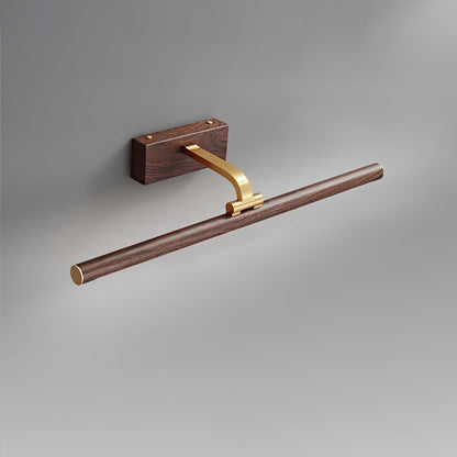 Walnut Linear LED Wall Light, Dimmable
