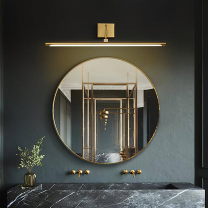 Walnut Linear LED Wall Light, Dimmable