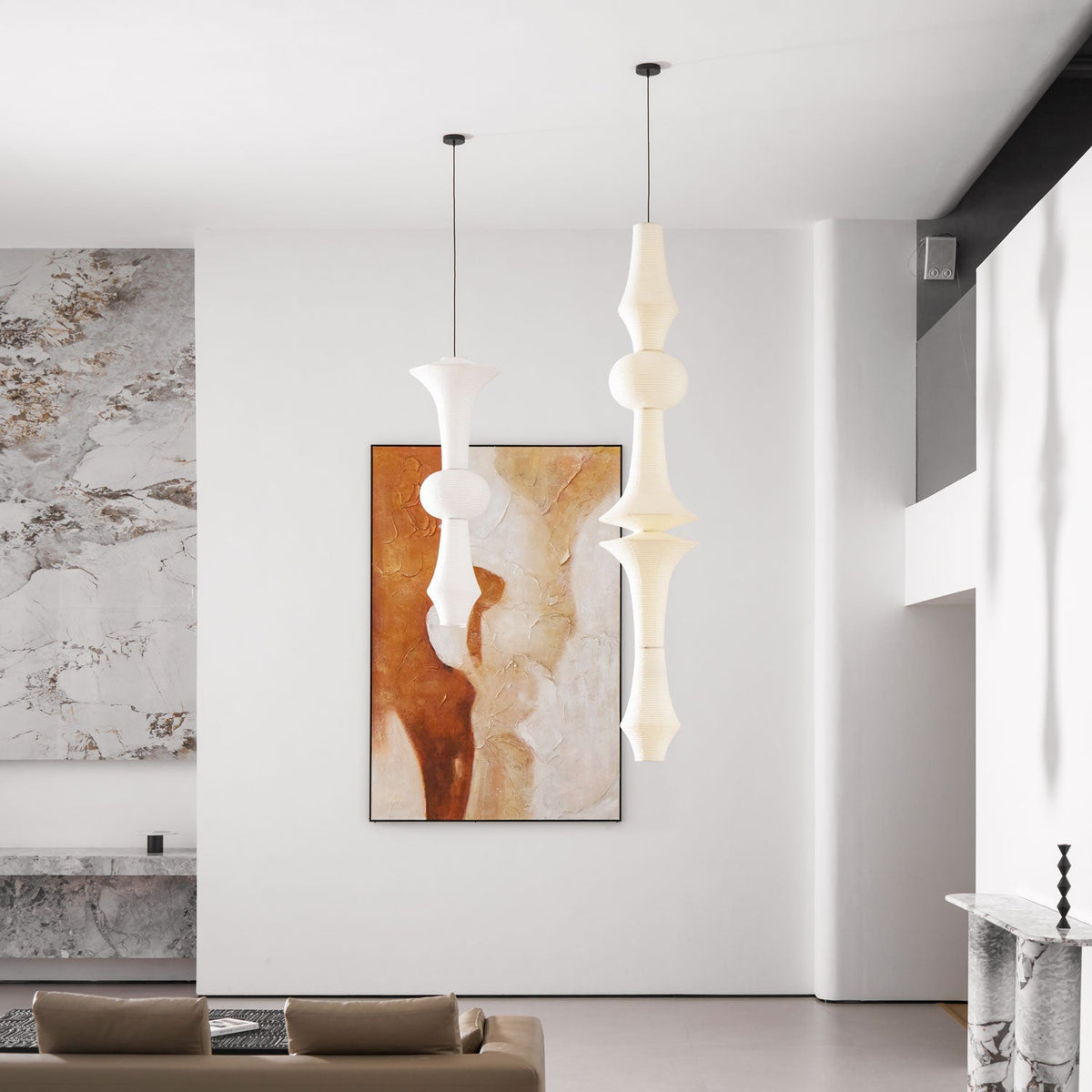 Washi Paper E Pendant Light Position 82