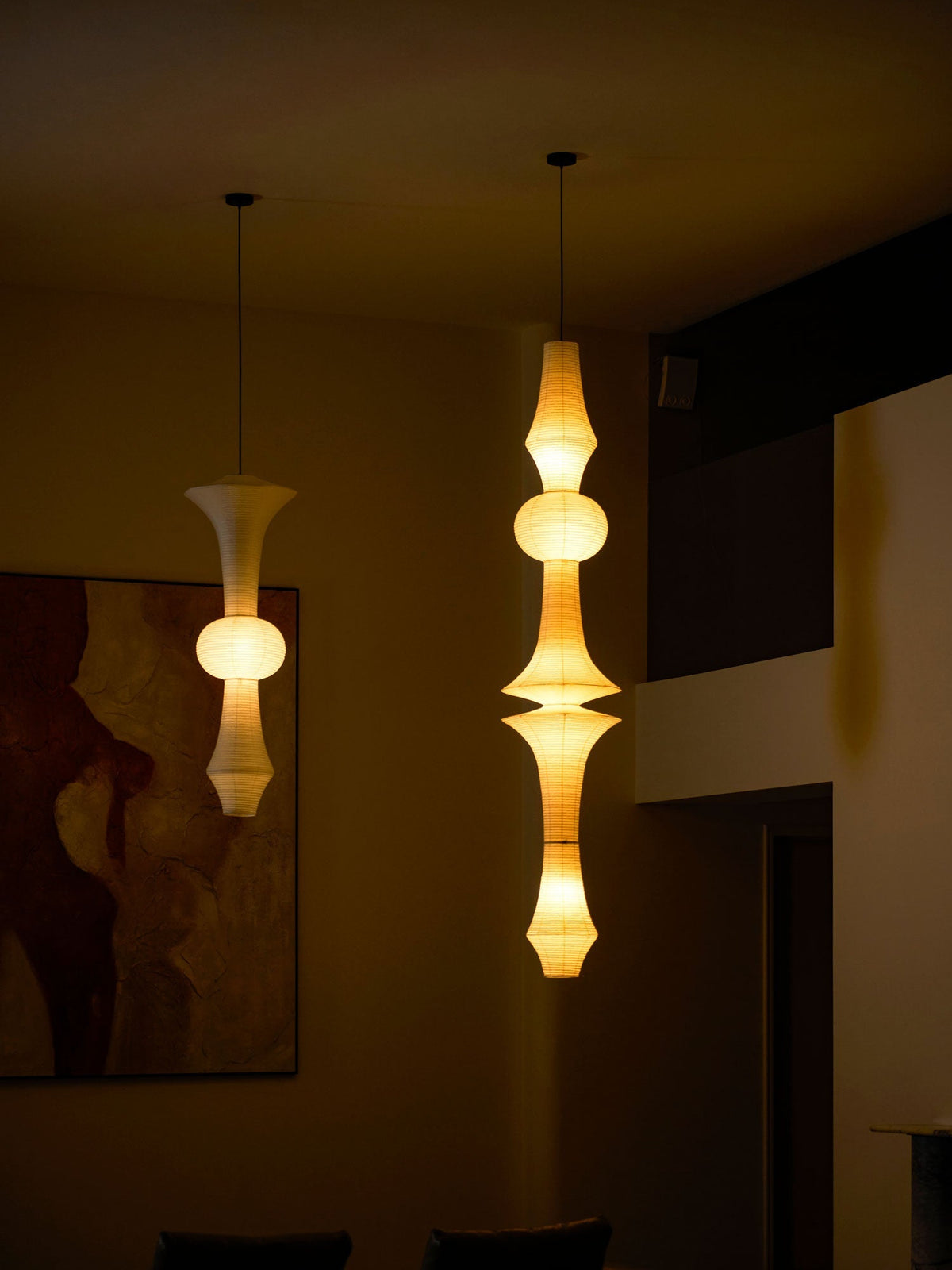Washi Paper E Pendant Light Position 89