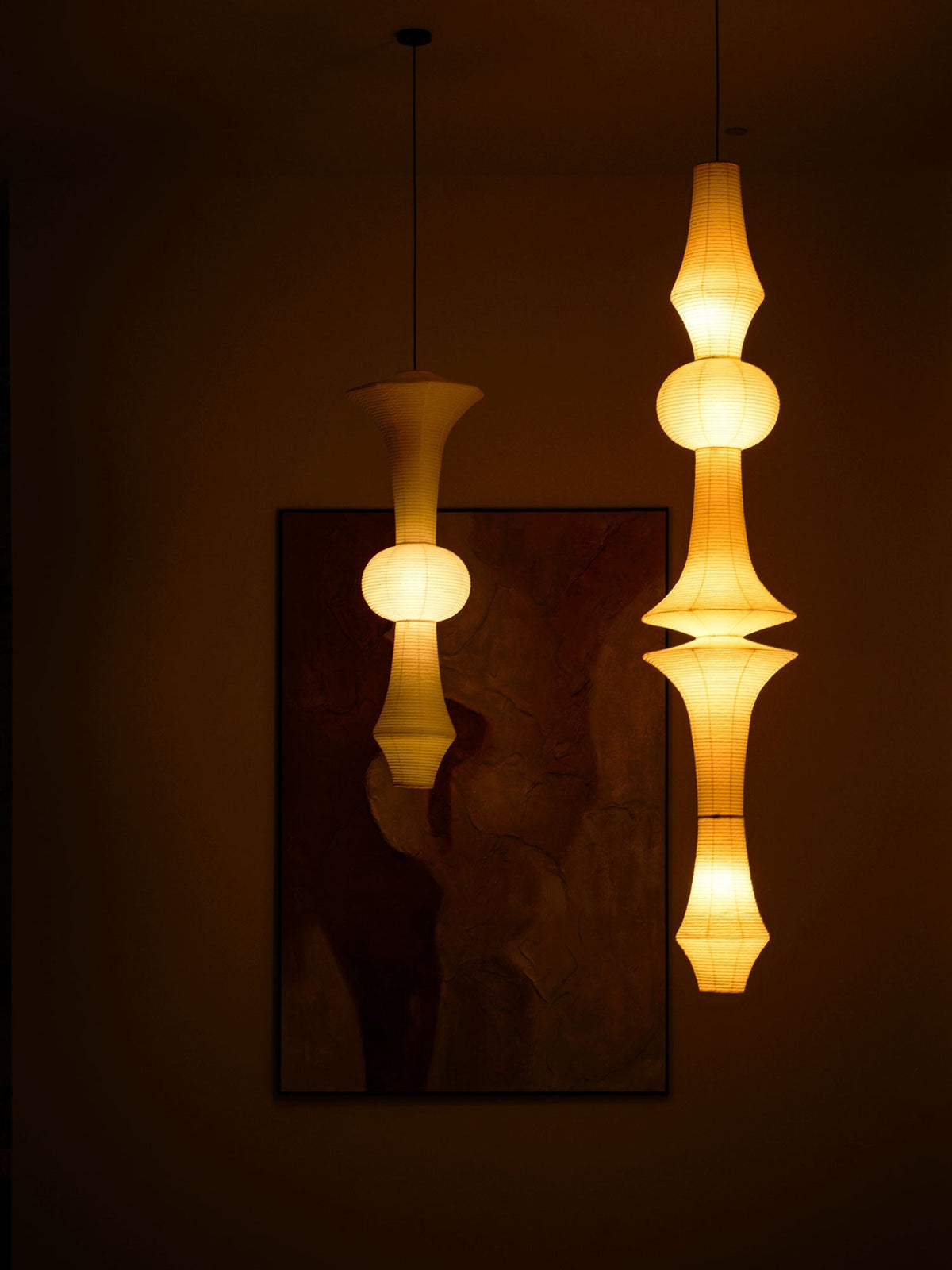 Washi Paper E Pendant Light Position 90