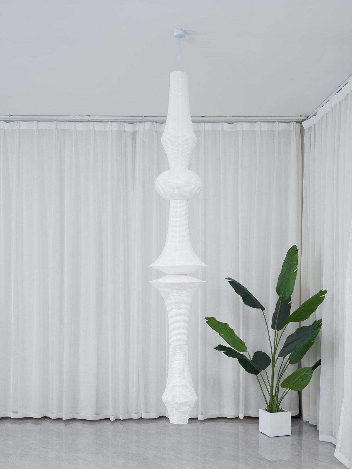 Washi Paper E Pendant Light Position 70