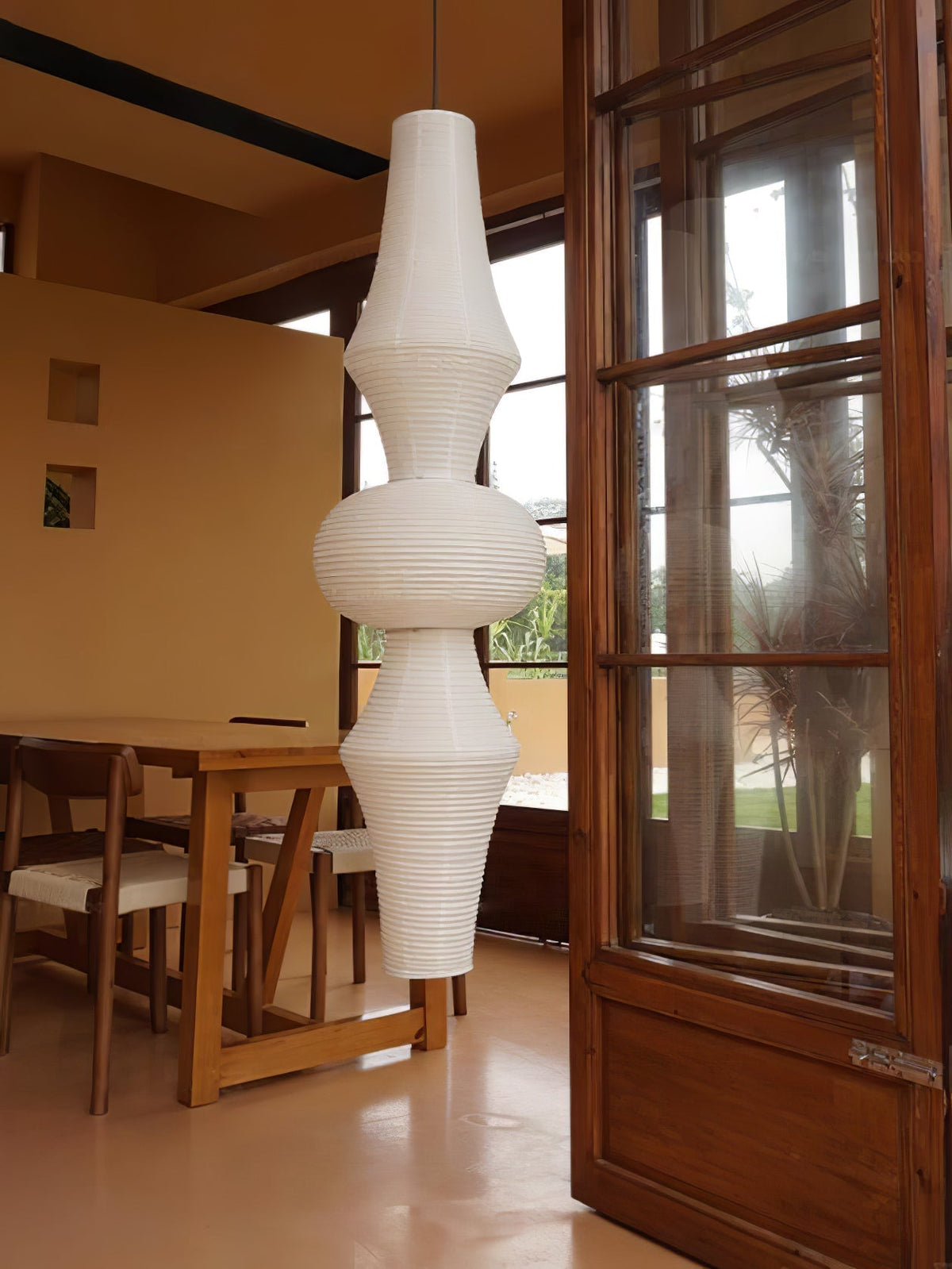 Washi Paper E Pendant Light Position 40