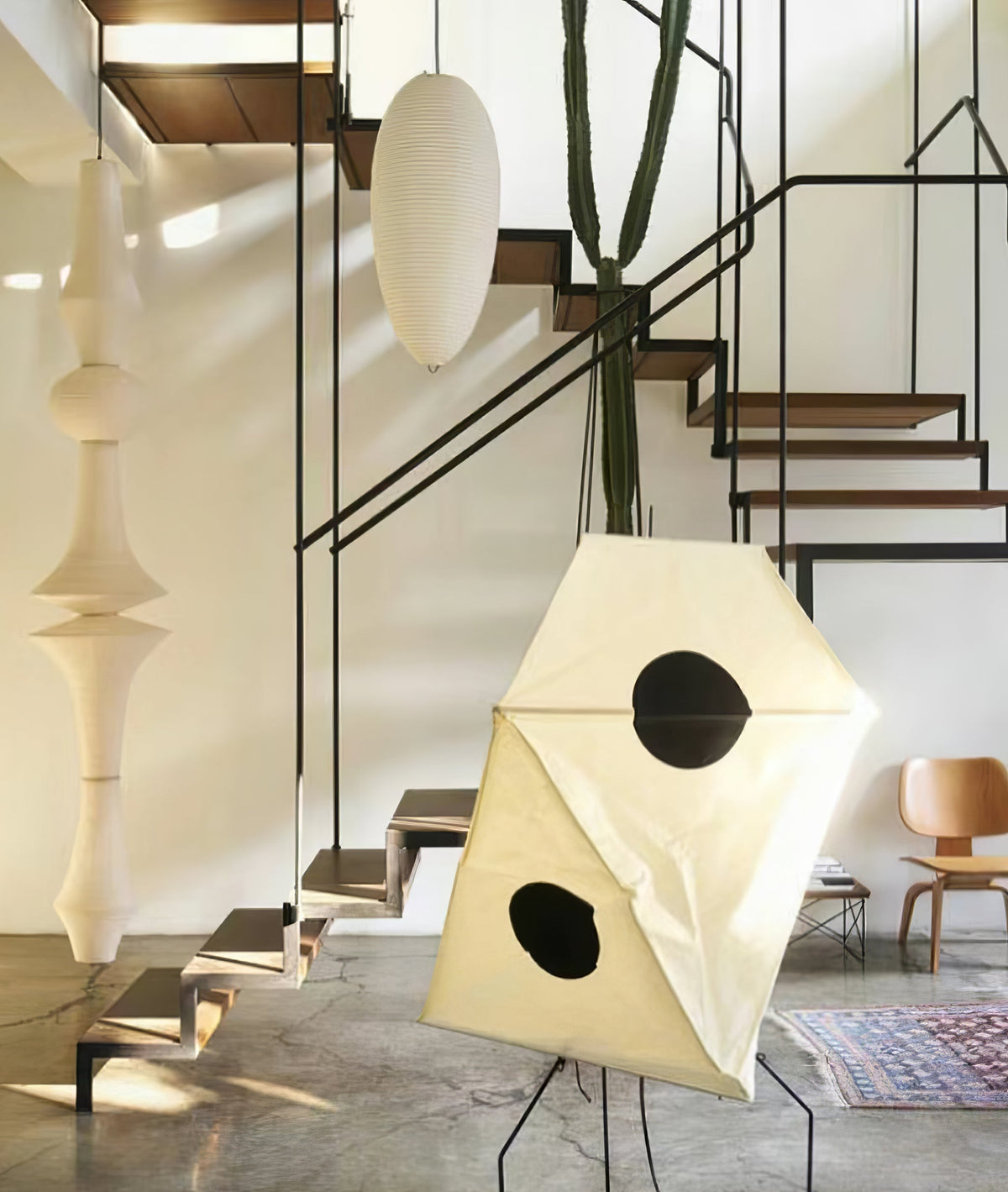 Washi Paper E Pendant Light Position 49