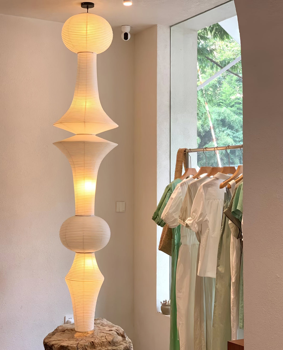 Washi Paper E Pendant Light Position 52