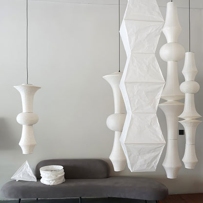 Washi Paper E Pendant Light Position 46