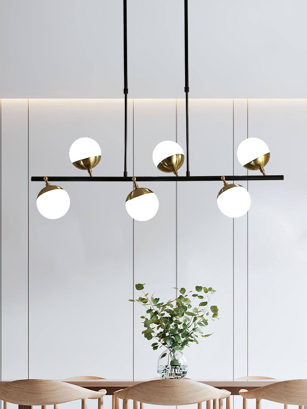 Restaurant-Style Chandelier with Adjustable Height