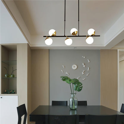 Restaurant-Style Chandelier with Adjustable Height — lifestyle view