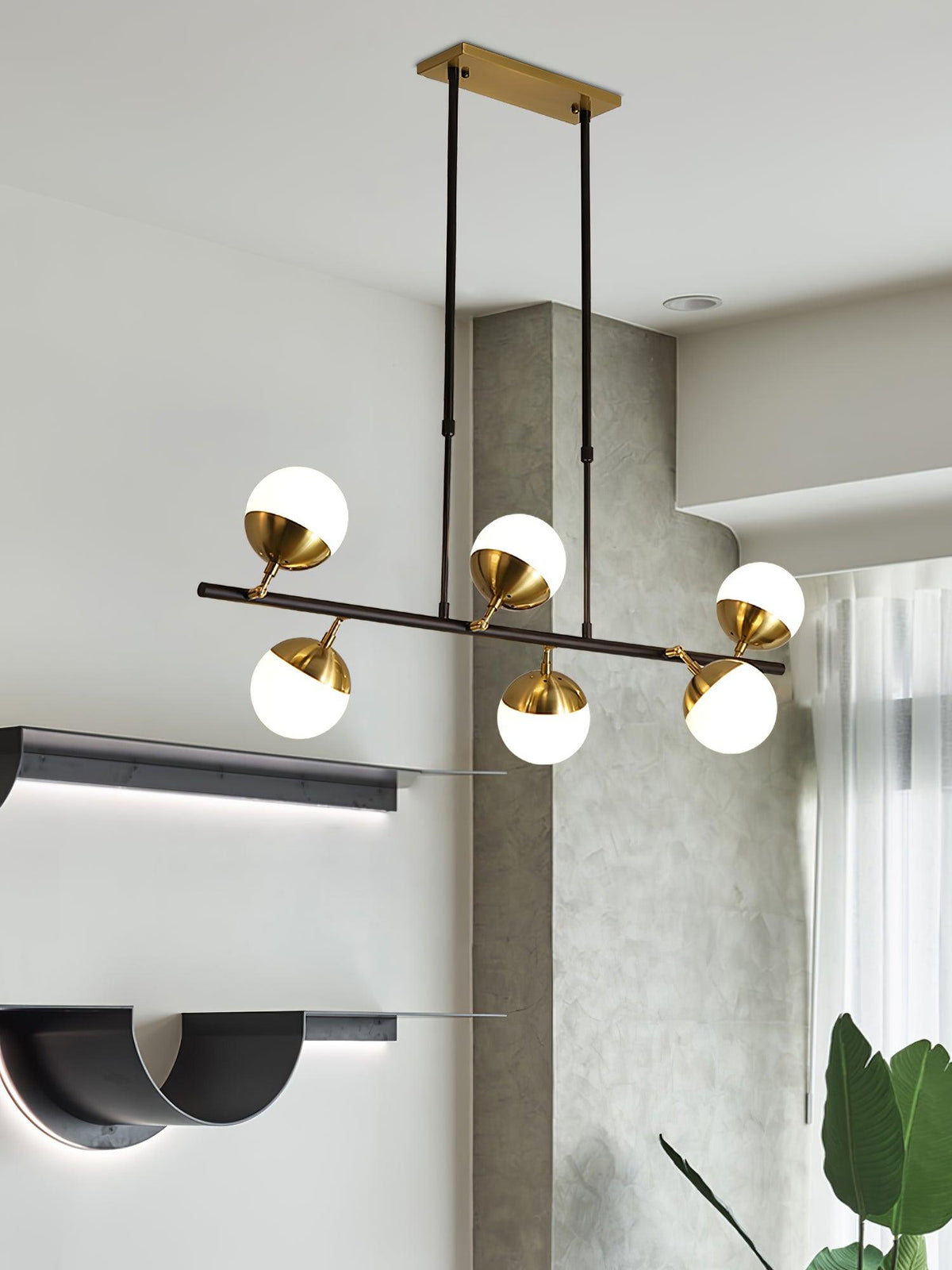 Restaurant-Style Chandelier with Adjustable Height