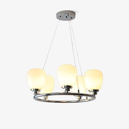 Chandelier with Adjustable Height, Energy-Efficient LED — alternate angle