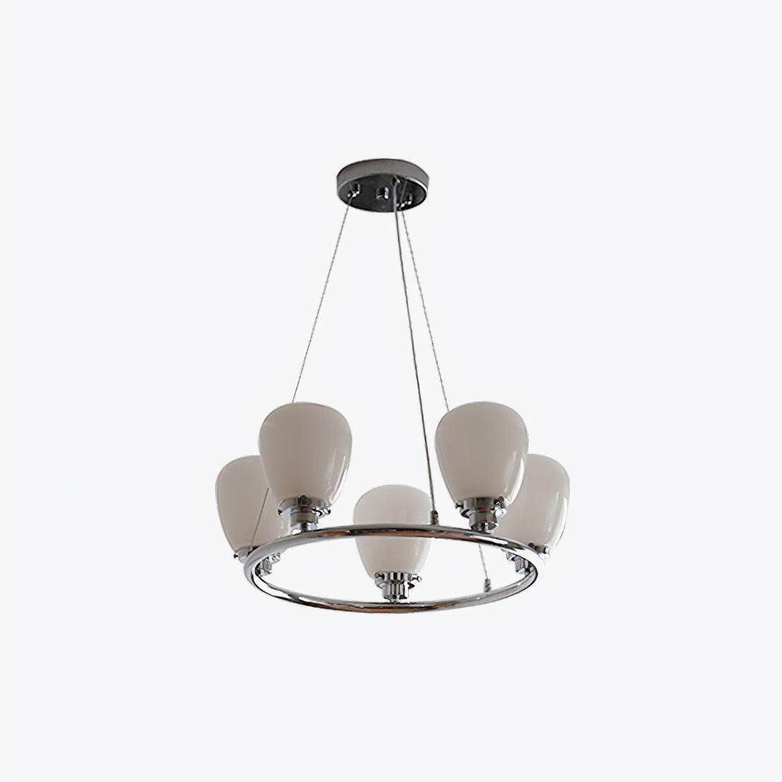 Chandelier with Adjustable Height, Energy-Efficient LED
