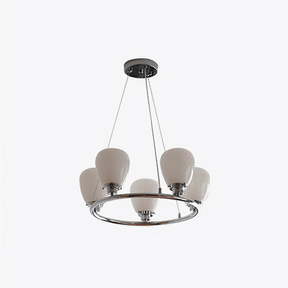 Chandelier with Adjustable Height, Energy-Efficient LED