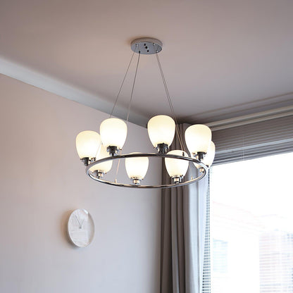 Chandelier with Adjustable Height, Energy-Efficient LED — detail view