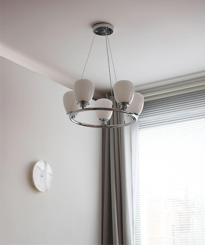 Chandelier with Adjustable Height, Energy-Efficient LED