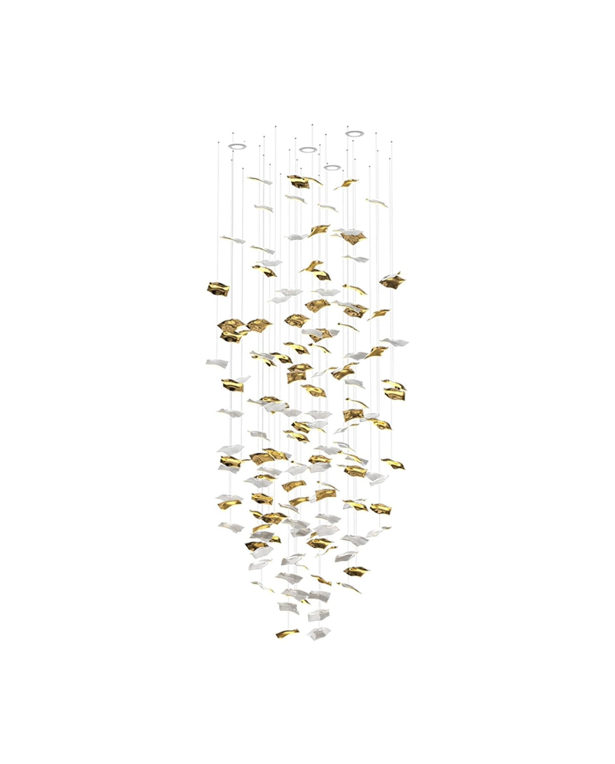 Whispering Kerchiefs Chandelier with Adjustable Height