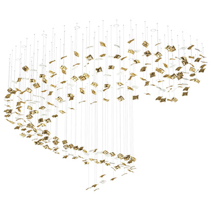 Whispering Kerchiefs Chandelier with Adjustable Height