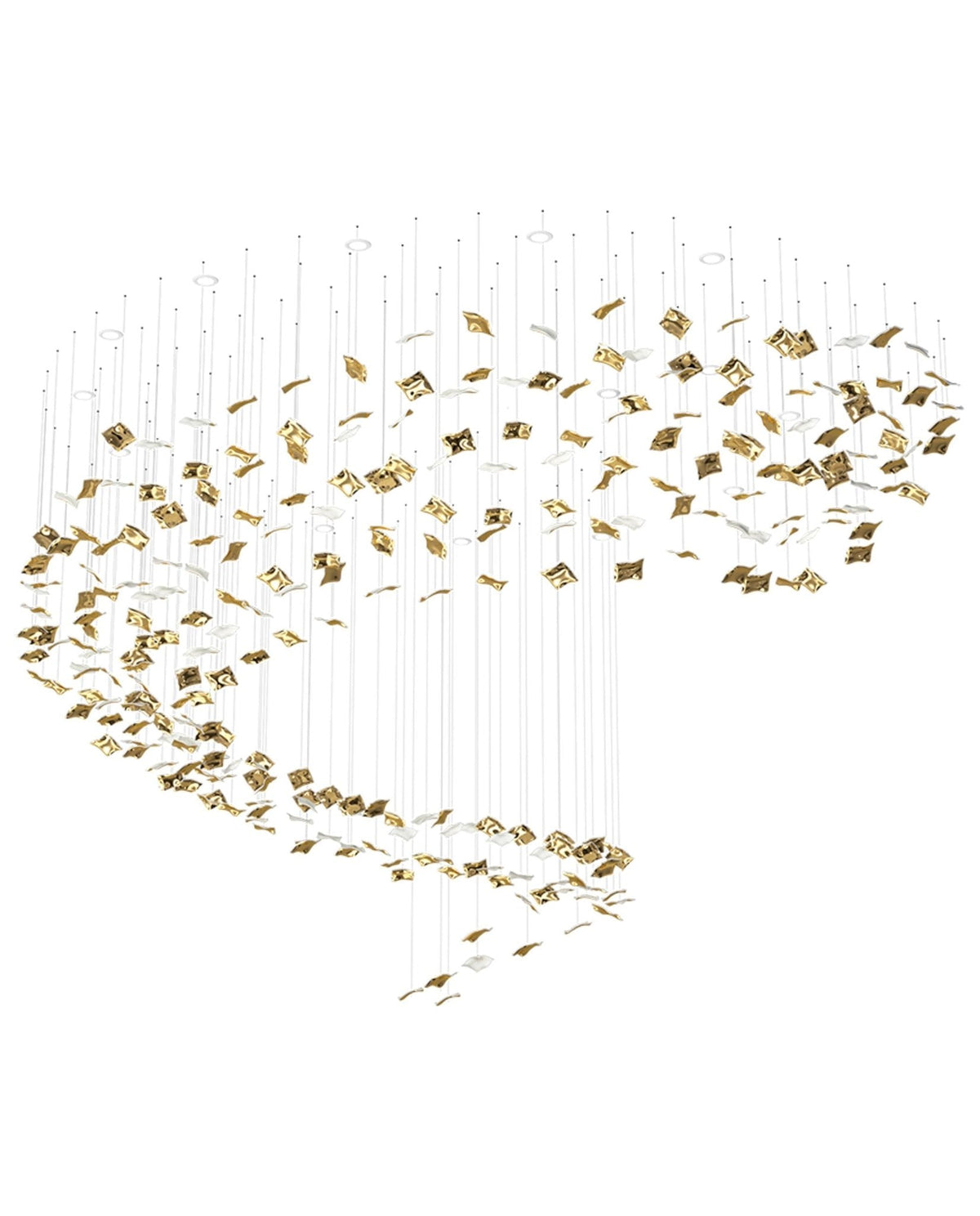 Whispering Kerchiefs Chandelier with Adjustable Height