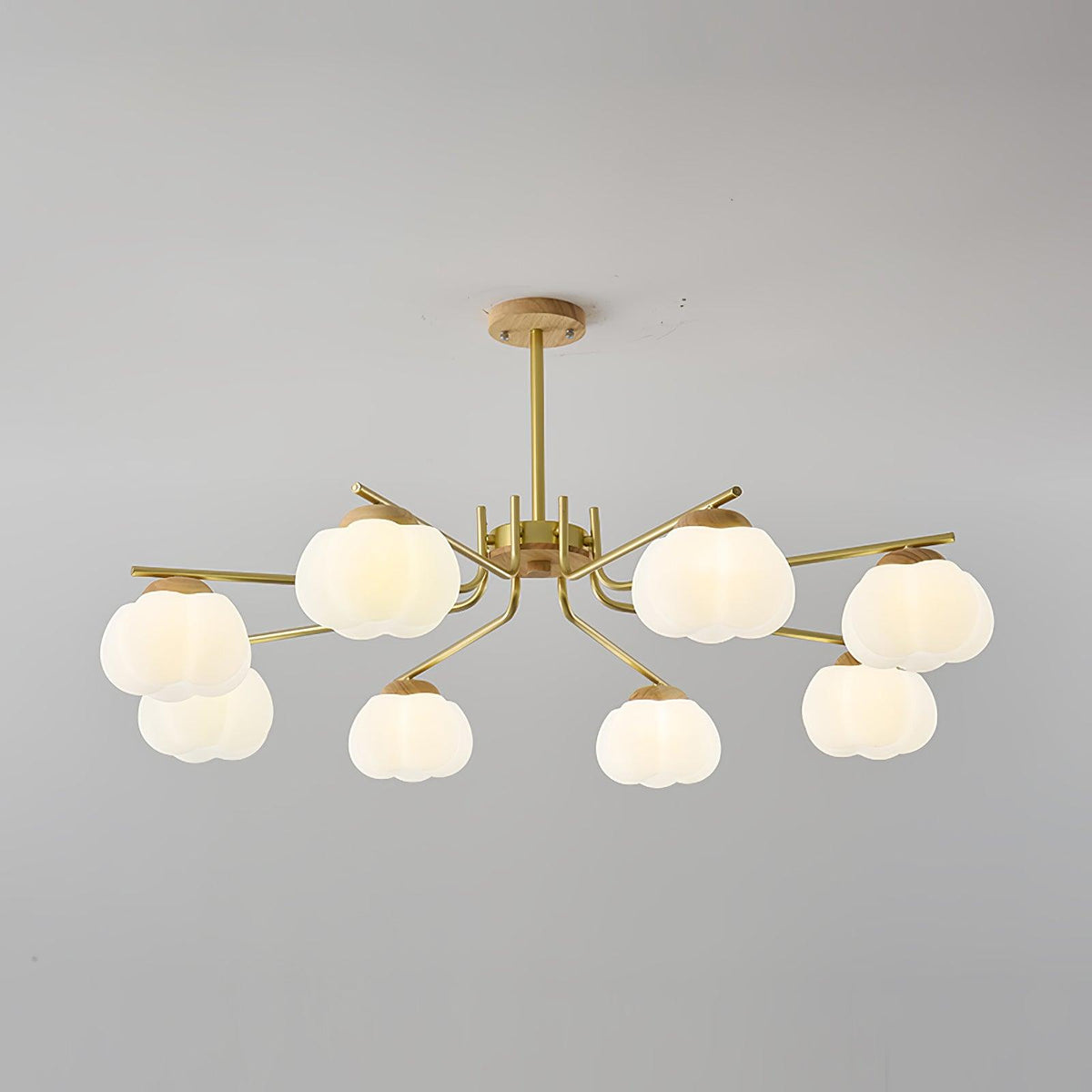 Cotton Ball Chandelier, Energy Efficient