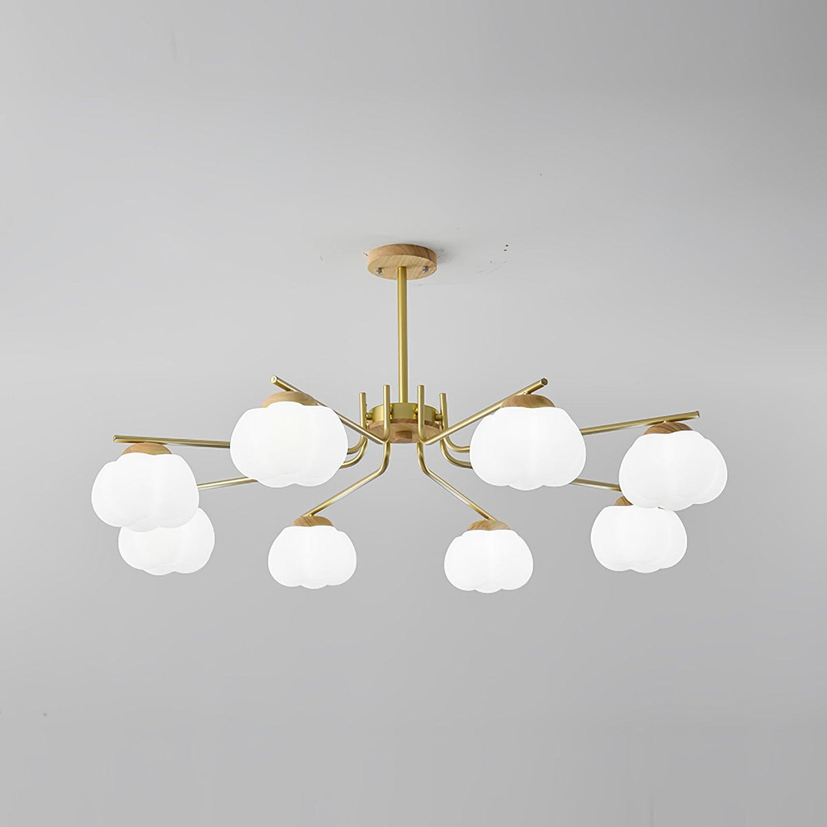 Cotton Ball Chandelier, Energy Efficient