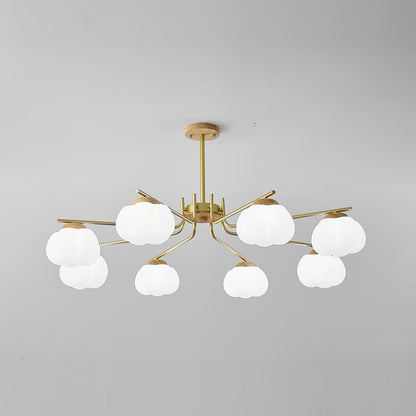Cotton Ball Chandelier, Energy Efficient