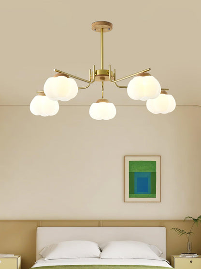 Cotton Ball Chandelier, Energy Efficient