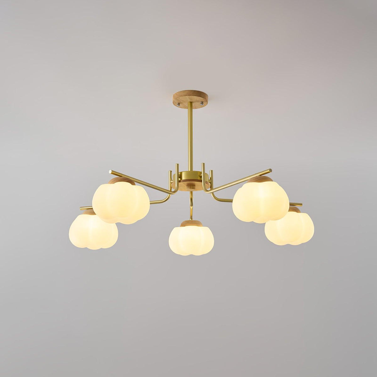 Cotton Ball Chandelier, Energy Efficient